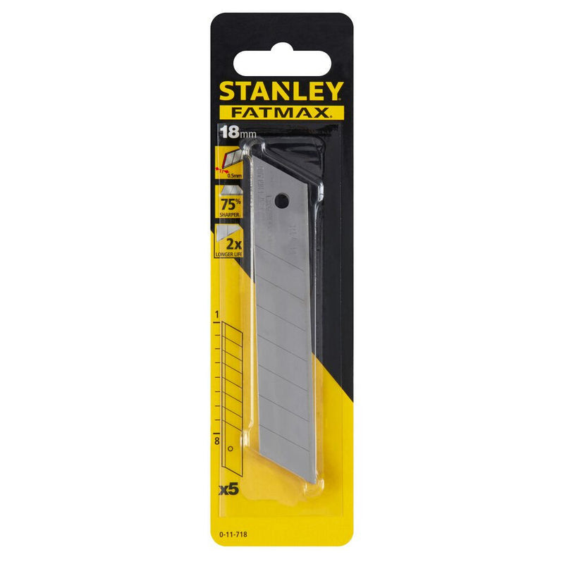 FATMAX Snap-Off Blades 18mm 5pcs (STANLEY 0-11-718)