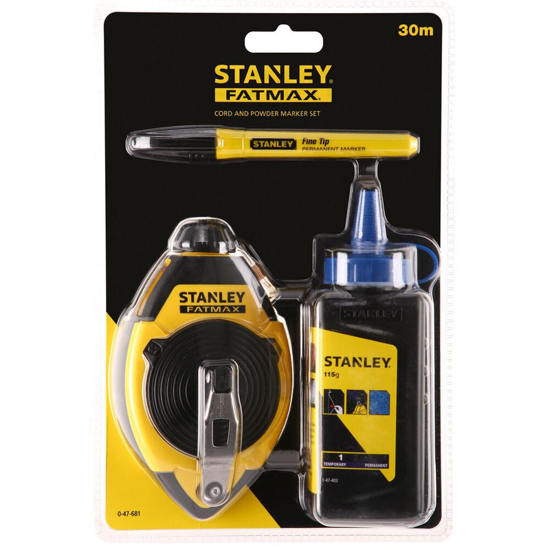 FATMAX Chalk line set 30m (STANLEY 0-47-681)