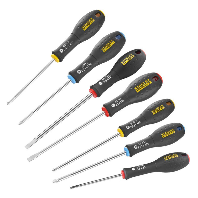 FATMAX Csavarhúzó készlet PH/PZ/Lapos 7 db-os (STANLEY 0-65-438)
