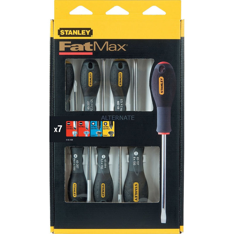 FATMAX Csavarhúzó készlet PH/PZ/Lapos 7 db-os (STANLEY 0-65-438)