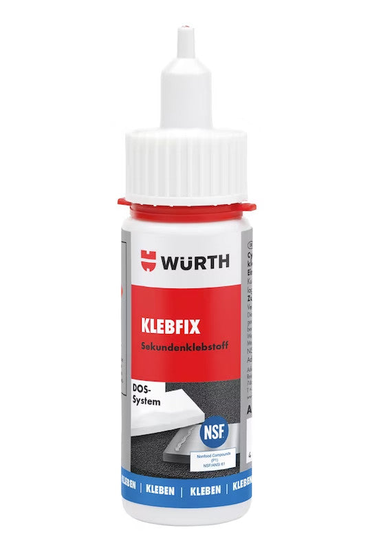 Pillanatragasztó, Ciánakrilát 50g/47ml (WÜRTH 0893090000)