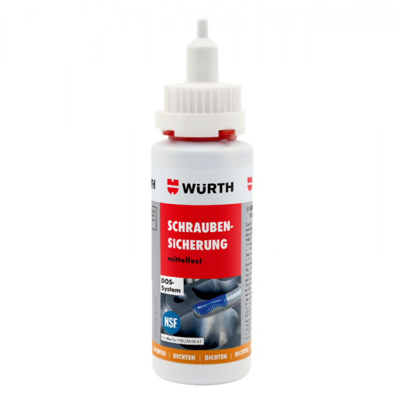 Csavarrögzítő, közepes szilárdságú, 50g (WÜRTH 0893243050)