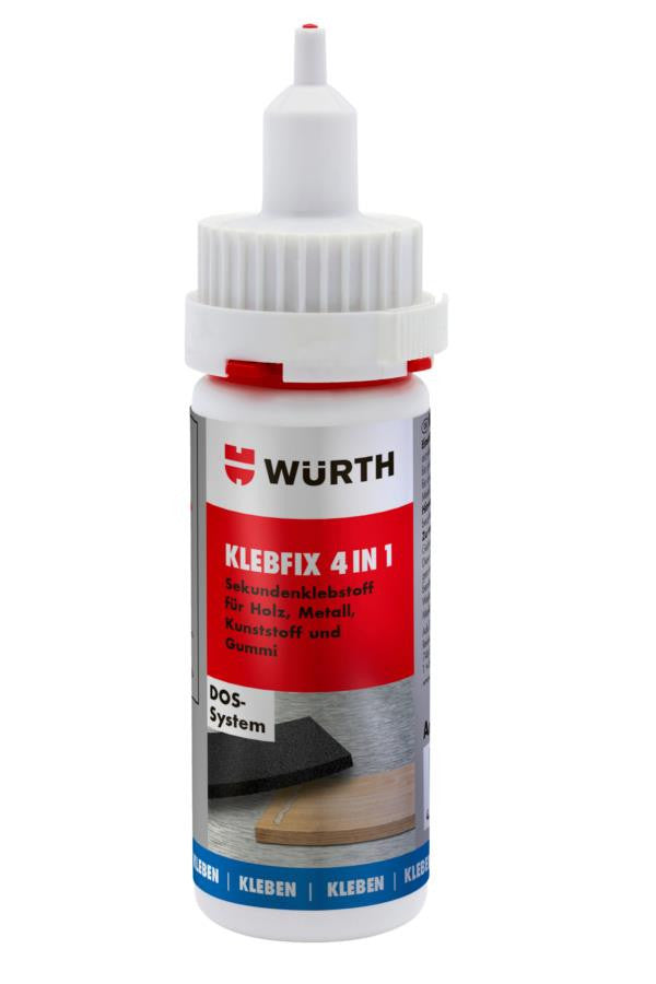 Pillanatragasztó, KLEBFIX 4IN1 50g (WÜRTH 0893423)