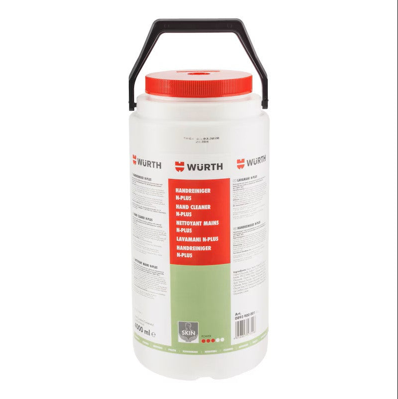 Kéztisztító krém, tubusban 4L (WÜRTH 0893900001)