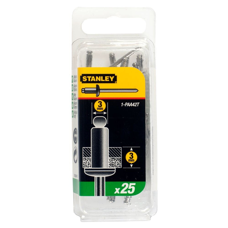 Popszegecs 3x3 mm, 25db (STANLEY 1-PAA42T)