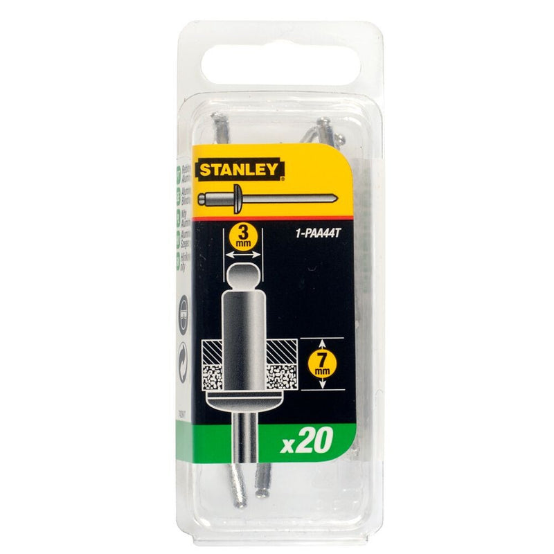 Popszegecs 3x7 mm, 20db (STANLEY 1-PAA44T)