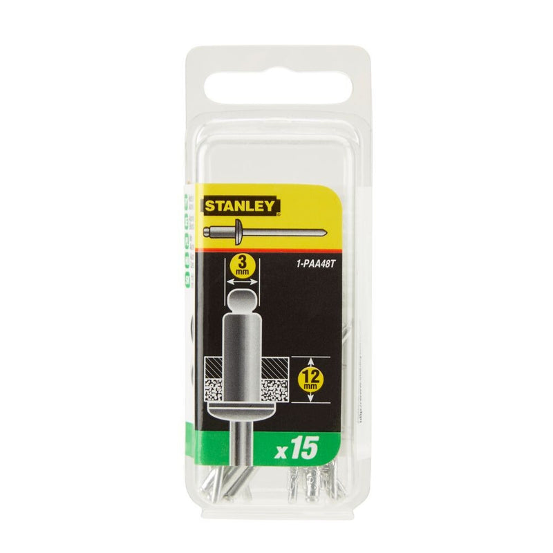 Popszegecs 3x12 mm, 15db (STANLEY 1-PAA48T)