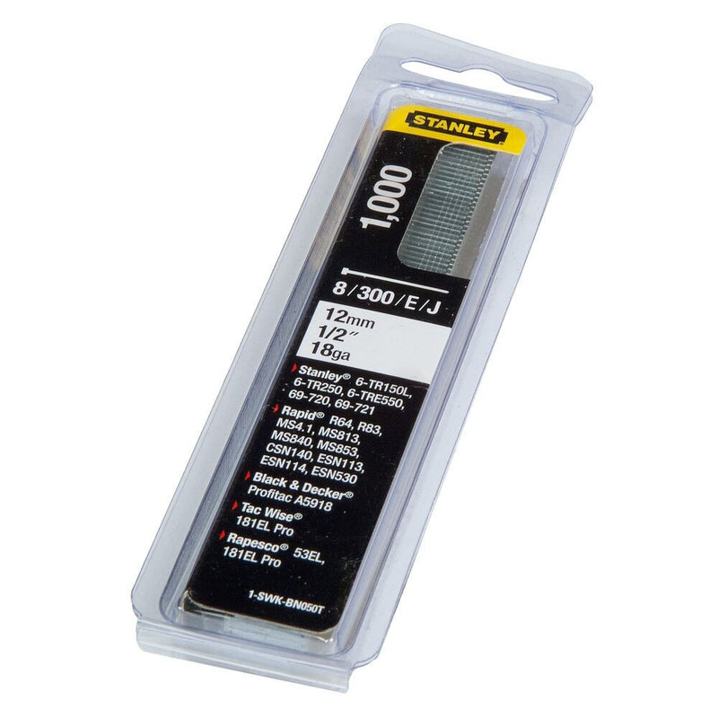 Tűzőszeg "J"12mm (8/300/E) 1000db (STANLEY 1-SWK-BN050T)