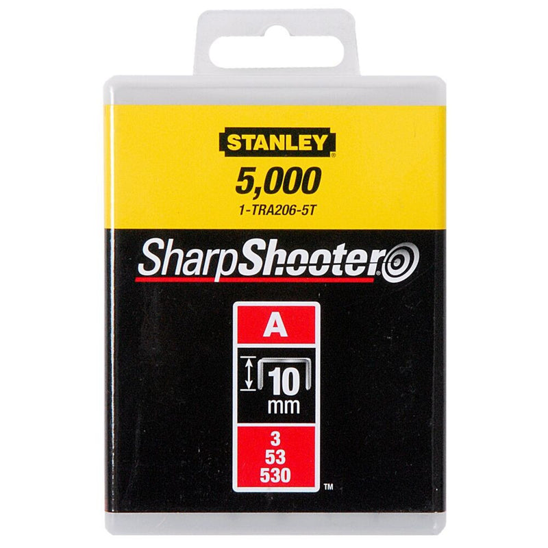 Tűzőkapocs "A" 10mm (3/53/530) 5000db (STANLEY 1-TRA206-5T)