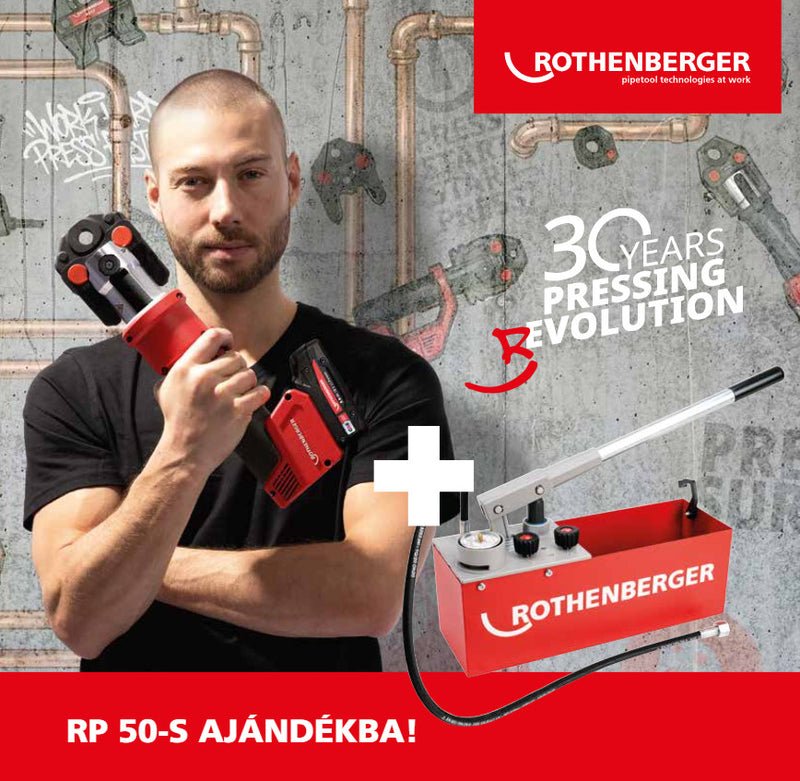 ROMAX 4000 Basic electro-hydraulic battery press machine +4.0Ah battery +charger (ROTHENBERGER 1000001840)