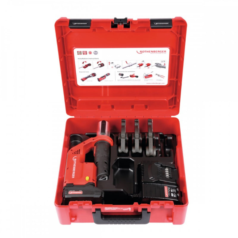 ROMAX Compact TT elektro-hidraulikus présgép, csőpress SV15-22-28, 1X2Ah (ROTHENBERGER 1000002117)