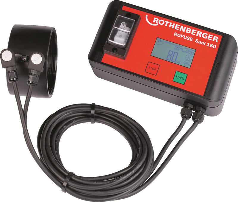 Electrofusion welding machine ROWELD ROFUSE SANI ROCASE 160, Ø40-160mm, 1.2kW/230V (ROTHENBERGER 1000002630)