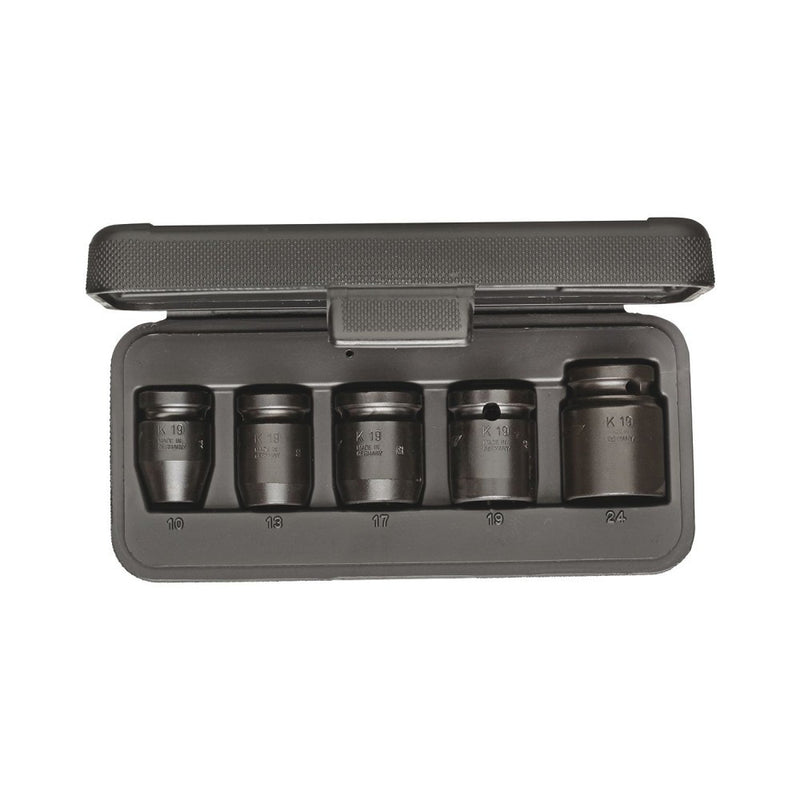 1/2" Machine Socket 5-piece Set, 10-24mm (GEDORE K 19-028)