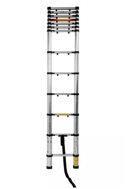 Teleszkópos létra aluminium 3.8 m 13 fokos (17701)