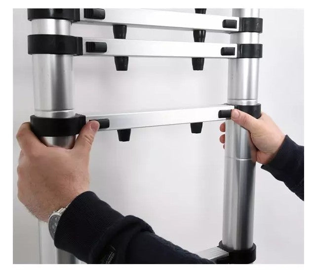 Teleszkópos létra aluminium 3.8 m 13 fokos (17701)