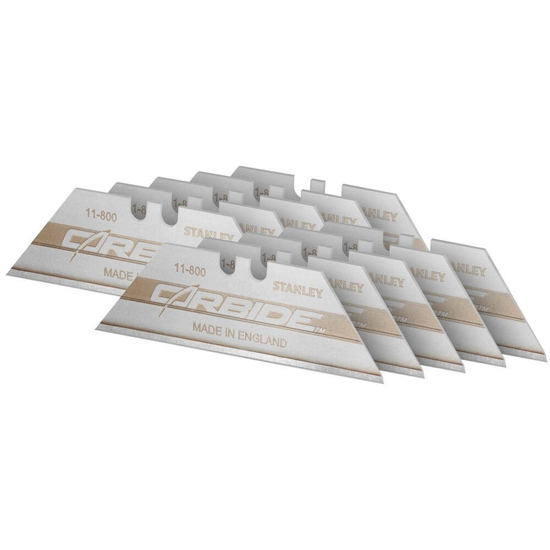 FATMAX Carbide Trapezoid Blades 10pk (STANLEY 2-11-800)