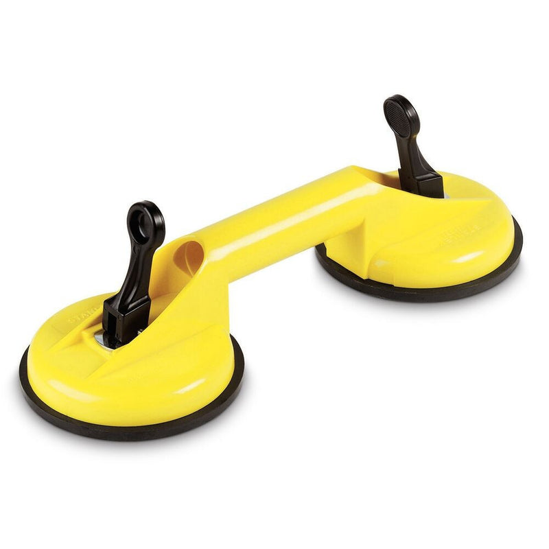 Vacuum Glass Lifter, Two-headed, 120mm head diameter, max 60kg (STANLEY 2-14-054)