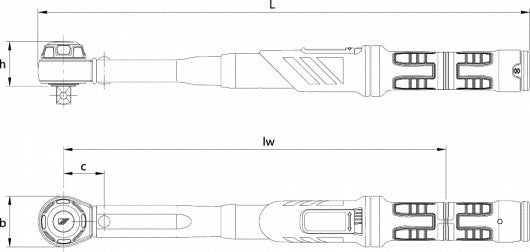 Nyomatékkulcs DREMASTER K 1/2", 60-300Nm (GEDORE DMK 300)