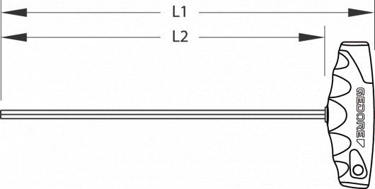 Hatszögkulcs készlet, 8 részes (GEDORE 2142 T-008)
