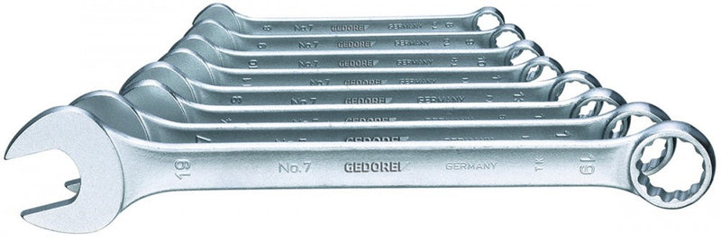 Gyűrűs villáskulcs készlet SW10-19mm 8 részes (GEDORE SB 7 08)