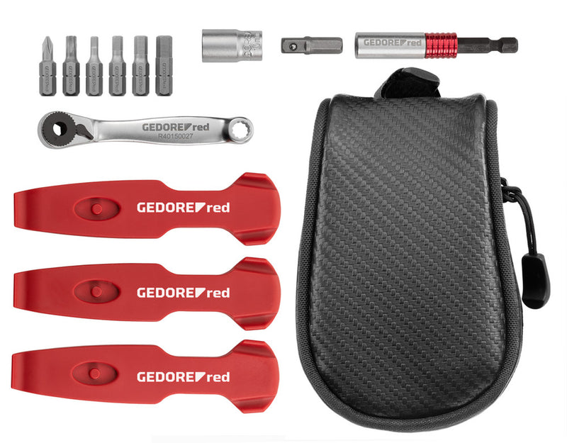 1/4'' L:91mm, bicycle repair kit 13-piece (GEDORE R21702013)