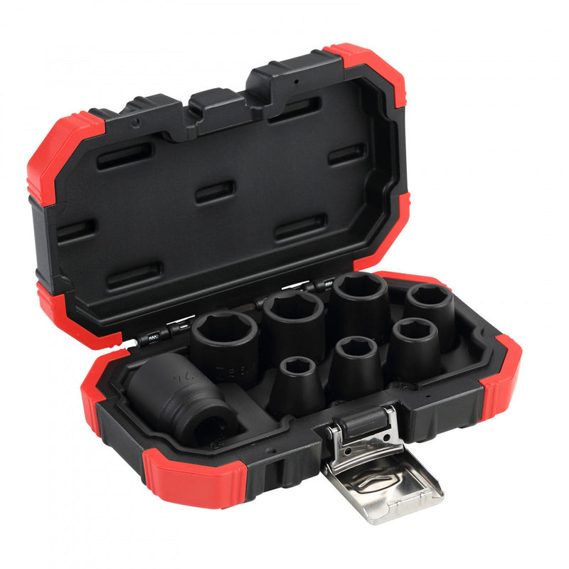 1/2" GedoreRed reinforced socket set 8-piece, 10-24mm (GEDORE R63003008)