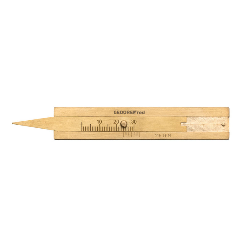Tyre tread depth gauge, 0-30mm (GEDORE R19201000)