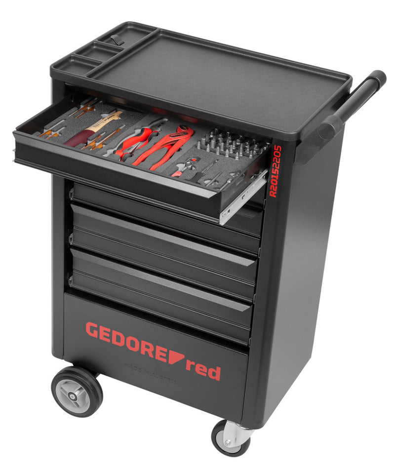 GEDWorker szerszámkocsi 5 fiókkal (üres) (GEDORE R20152205)