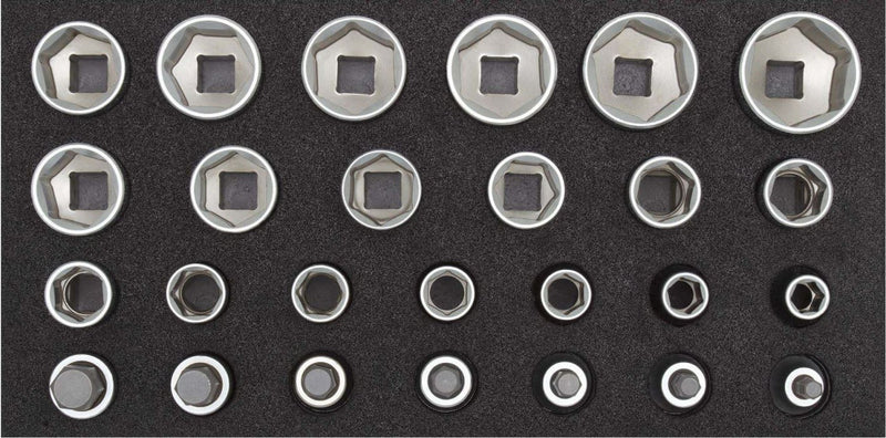 Socket wrench set in module 10-32 mm + HEX 26 pcs (GEDORE R22150009)