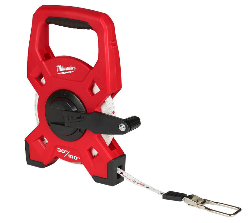 Üvegszálas keretes mérőszalag 30 m / 100 láb  (MILWAUKEE 48225330)