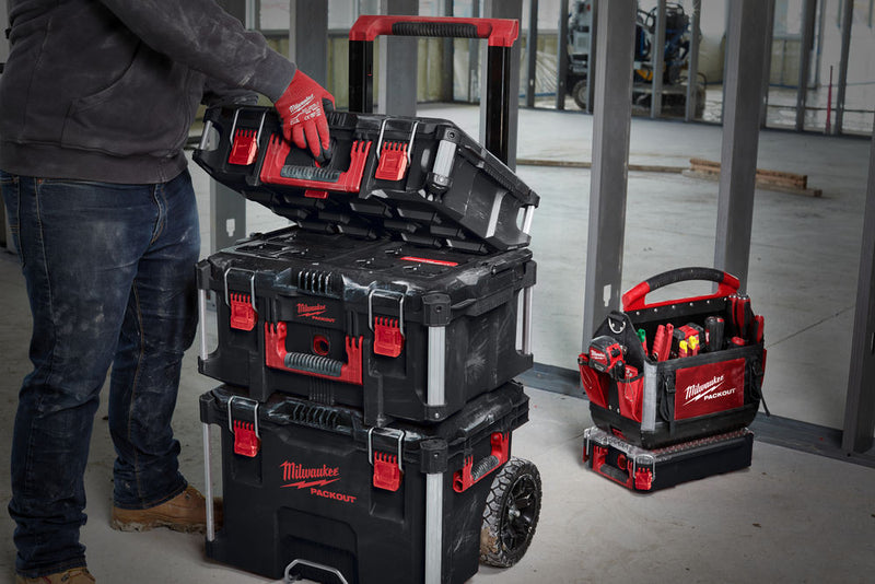 PACKOUT™ Tároló Láda 1  (Kerekes, 560 x 410 x 480mm, MILWAUKEE 4932464078)