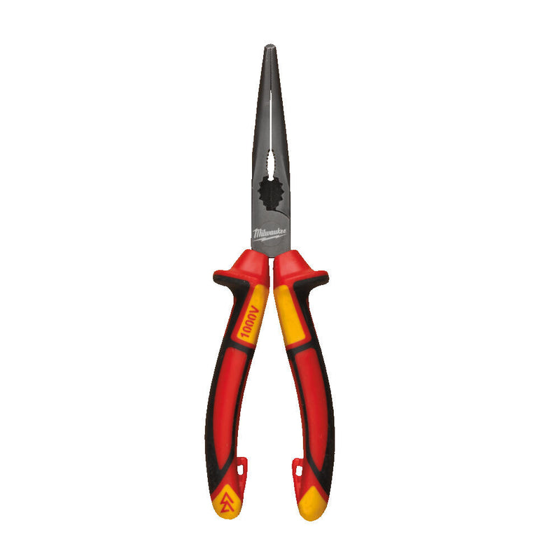 VDE Hosszúcsőrű kerek fogó 45°  205 mm (MILWAUKEE 4932464565)