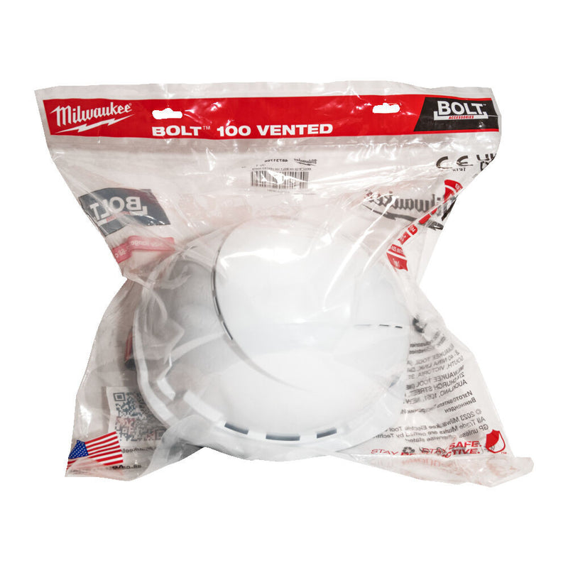 BOLT™100 Safety Helmet white, vented (MILWAUKEE 4932478122)