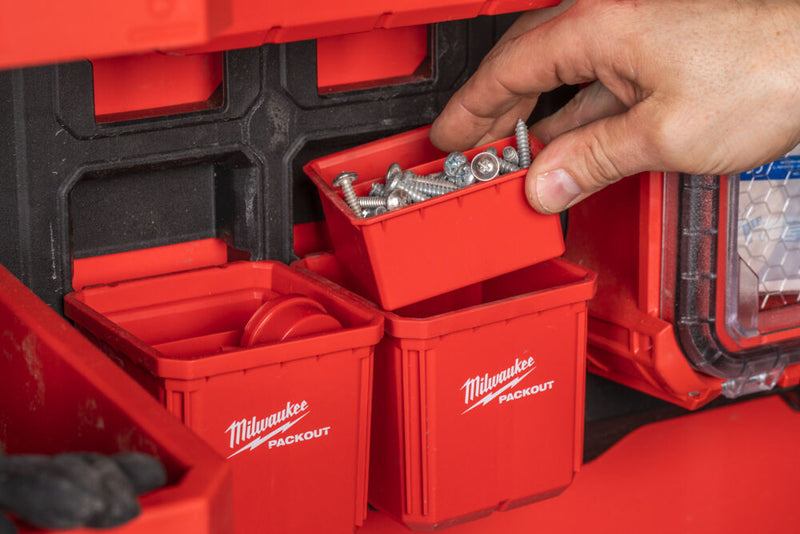PACKOUT™ Storage Bin 100x100 mm 2 pc (MILWAUKEE 4932480698)