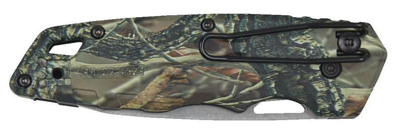 Összecsukható kés sima élű, terepmintás (MILWAUKEE 4932492375)