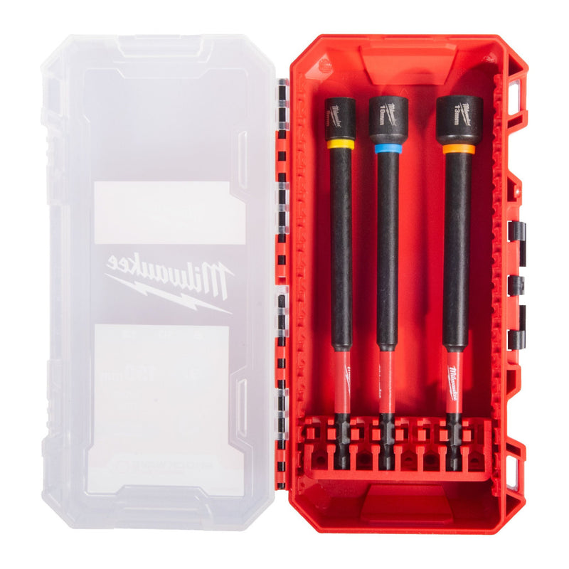 1/4" HEX Befogású, Mágneses Dugókulcs 150 mm 3 részes (MILWAUKEE 4932499426)