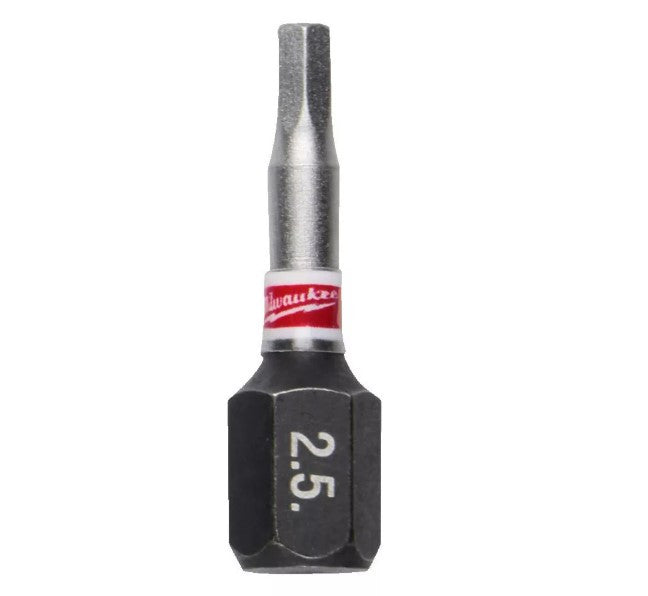 Shockwave bit Hex2,5 25mm (3db/cs) (MILWAUKEE 4932500378)