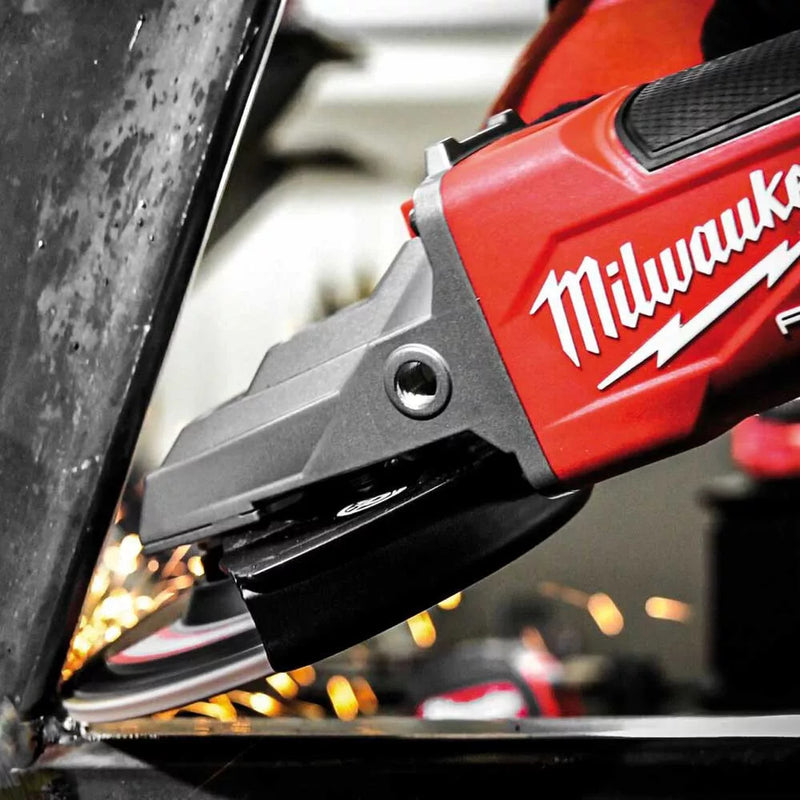 M18 FSAGF125XPDB-0X 125 MM FLAT HEAD ANGLE GRINDER WITH BRAKING FUNCTION (MILWAUKEE 4933478439)