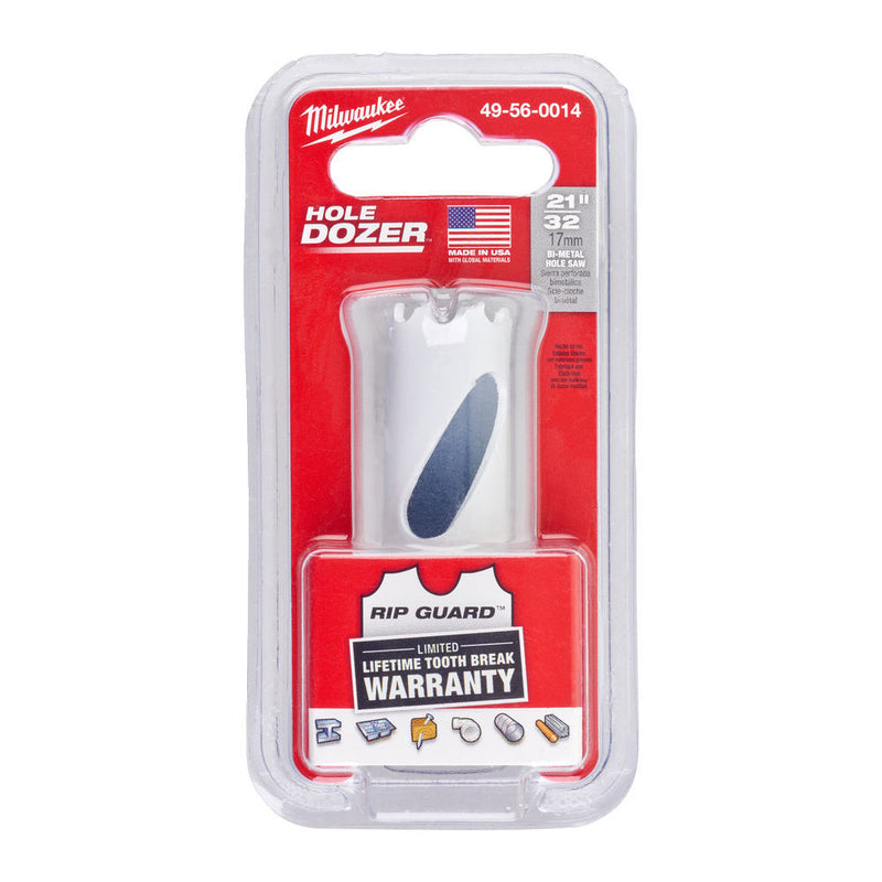 Hole Dozer™ Bi-Metal Hole Saw COBALT 17 mm (MILWAUKEE 49560014)