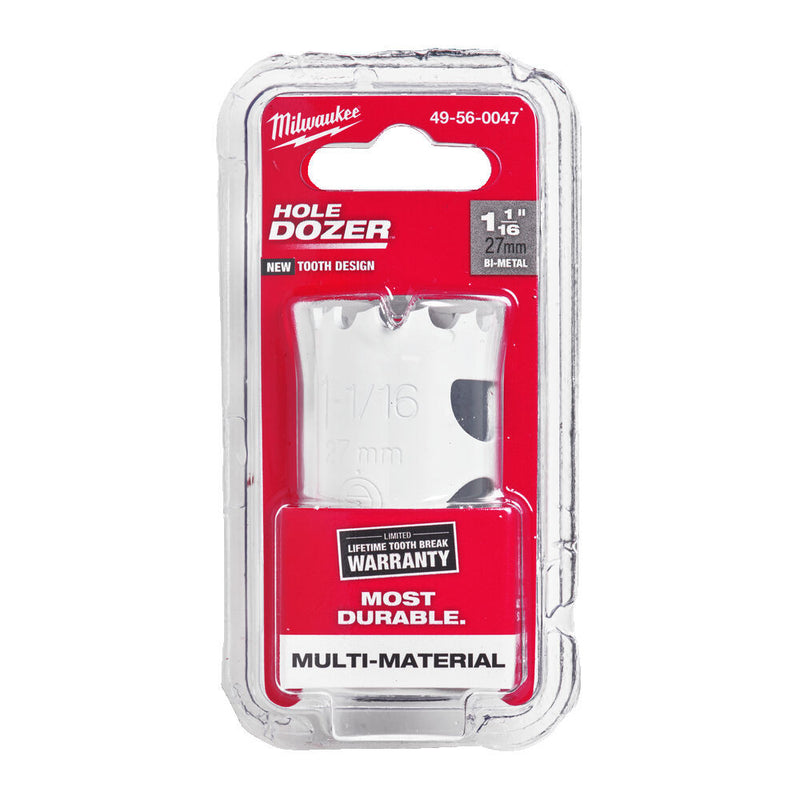 Hole Dozer™ Bimetál lyukfűrész KOBALT  27 mm (MILWAUKEE 49560047)
