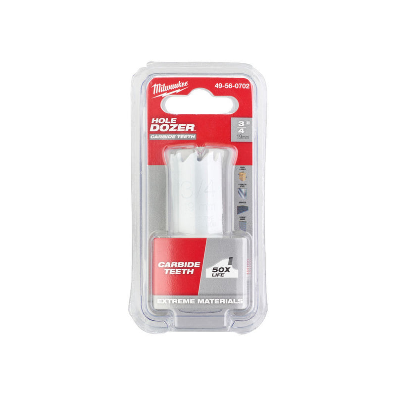 Hole Dozer™ Bimetál lyukfűrész KARBID 19 mm  (MILWAUKEE 49560702)