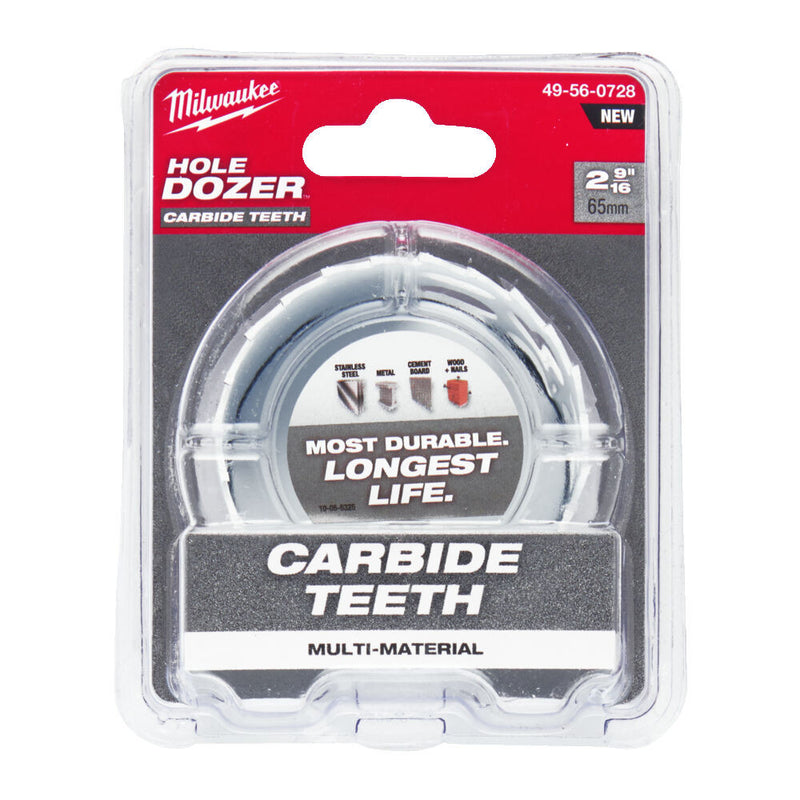 Hole Dozer™ Bimetál lyukfűrész KARBID 65 mm (MILWAUKEE 49560728)