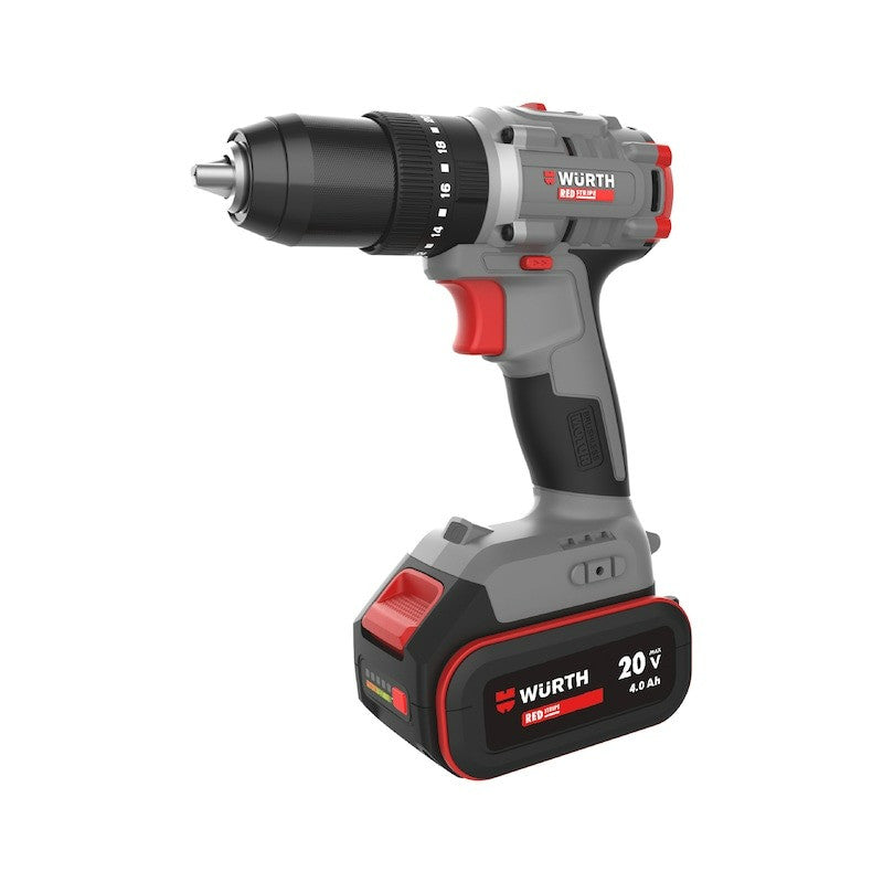 Akkus ütvecsavarozó, ABSR 20 COMBI REDSTRIPE - RS-AKS-ÜTVEFRCSV-(ABSR20CMB)-1X4AH-T (Würth 5702512011)