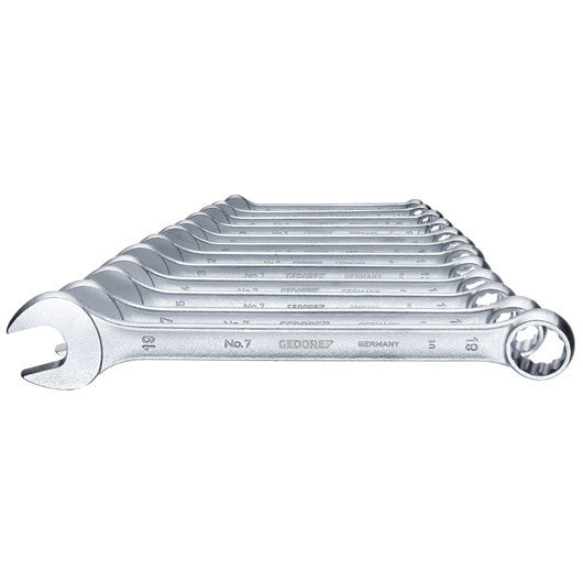 Combination wrench set, 12-piece, UD profile 6-19 mm (GEDORE 7-0112)