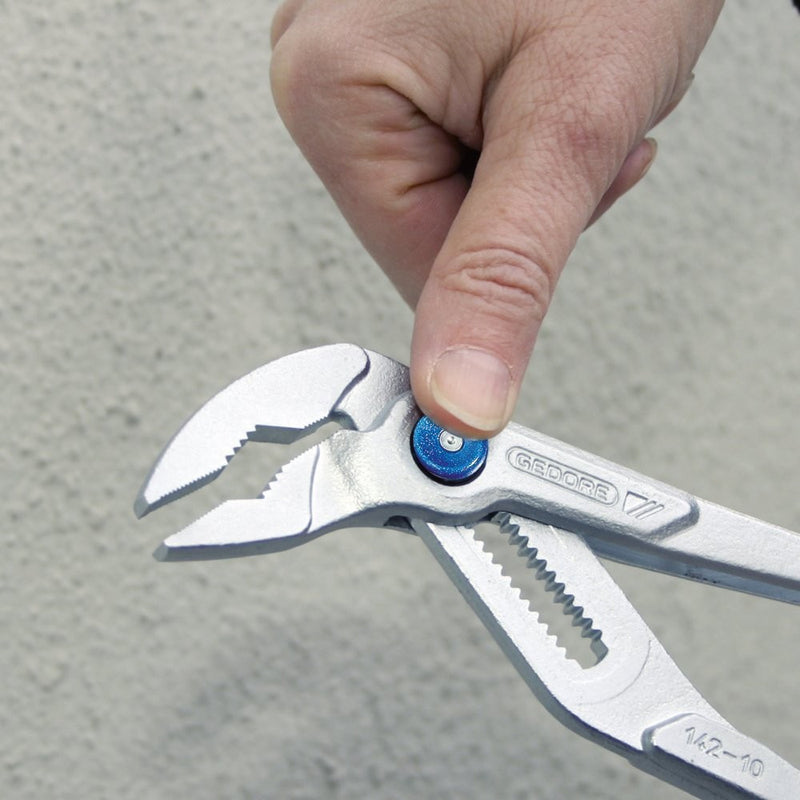 Gedore universal pliers 10'', 15-position adjustable, 2K handle (GEDORE 142 10 JC)