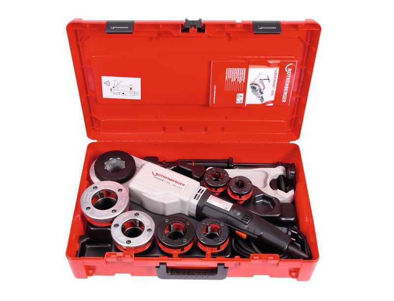 Kézi menetmetszőgép SUPERTRONIC 2000, BSPT R (1/2-2") 230V/1010W (ROTHENBERGER 71256)