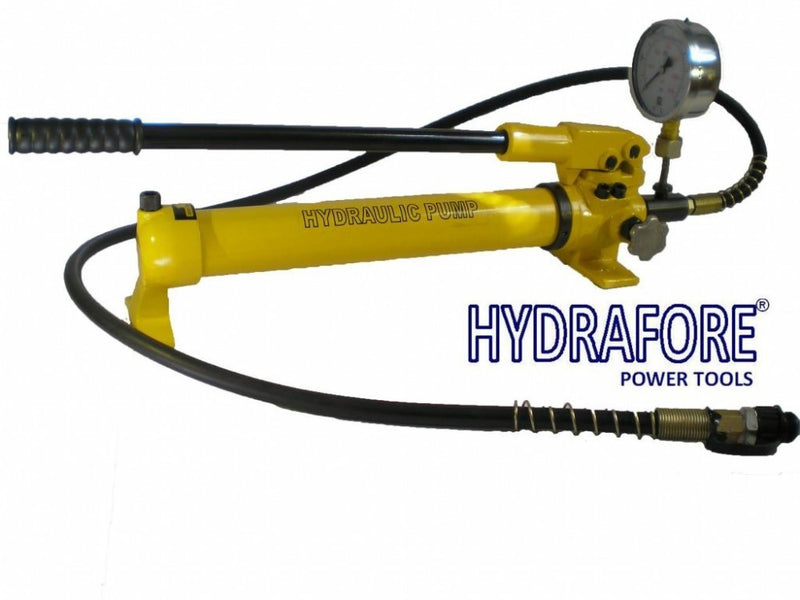 Hand-operated power supply with manometer, hydraulic pump (700Bar - 700cm3) (B-700B)