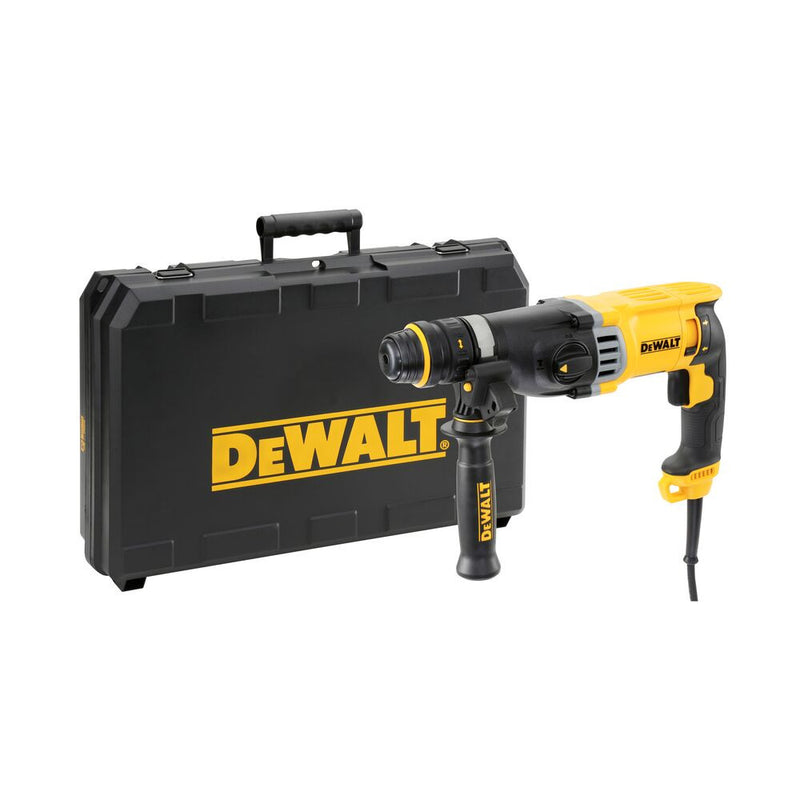 Fúrókalapács, SDS-Plus, 3-üzemmód, cseretokmány, 26 mm, 900 W, 3.0J, koffer (DeWALT D25144K-QS)