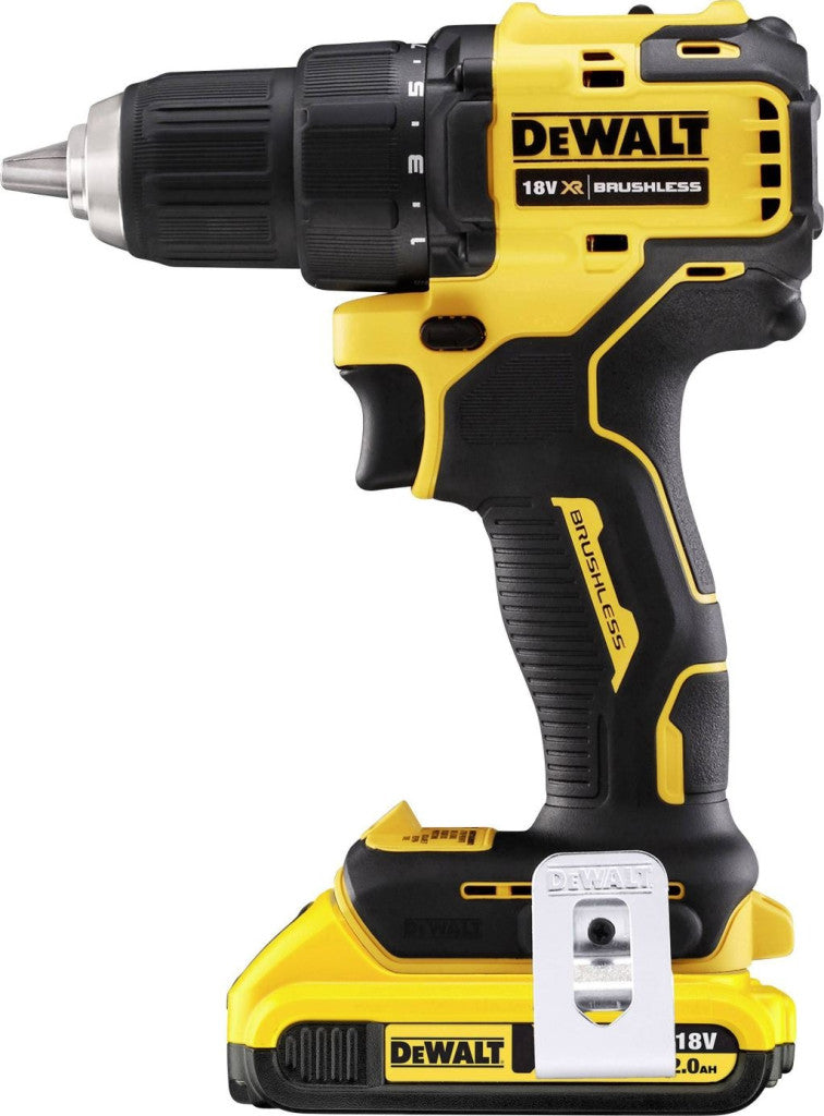 18V XR Compact Brushless Percussion Drill with Battery and Charger in TSTAK (DeWALT DCD708D2T-QW)