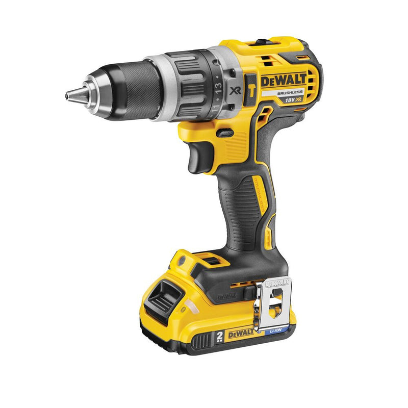 18V/2x2Ah XR Li-Ion kefe nélküli kompakt Akkus ütvefúró-csavarozó (DeWALT DCD796D2-QW)